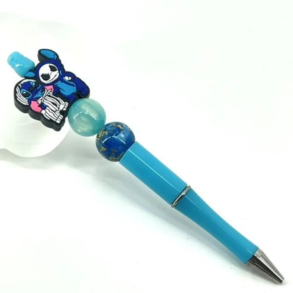 Halloween costumes Stitch Jack Skellington handmade pen NEW beads gold blue blac